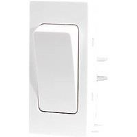 LAP 16AX 1-Way Grid Light Switch White (48927)