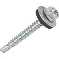 Bright Zinc Plated C-1022 Steel Self Drilling Screw (Dia)5.5mm (L)120mm, Pack Of 100
