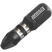 Erbauer PZ3 Impact Screwdriver bits 25mm Pack of 3