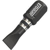 Erbauer Slotted Impact Screwdriver bits 25mm Pack of 3