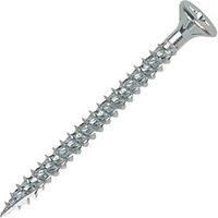 Turbo Silver Zinc-Plated Carbon Steel Screw (Dia)5mm (L)50mm, Pack Of 200