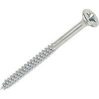 Silverscrew Doublecountersunk Zincplated Carbon steel Screw (Dia)5mm (L)90mm Pack of 100