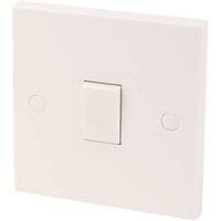 10AX 1-Gang 1-Way Light Switch White (4118D)