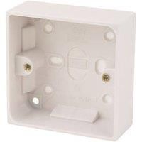1-Gang Surface Pattress Back Box 32mm 5 Pack (5604D)