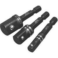 ERBAUER 3/8”, 1/4” & 1/2“ DRIVE DRIVER SOCKET SET (PACK OF 3)