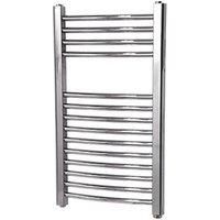 Flomasta  Curved Electric Towel Radiator  700 x 400mm