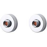 Swirl Bar Valve Wall Mount Fixing Kit Chrome (8669H)