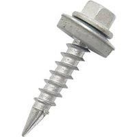 Easydrive Flange Timber Roofing Double Slash Point Screws 6.3 x 45mm 100 Pack (3095H)