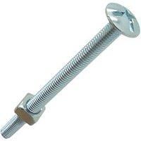 Easyfix M8 Roofing Bolt & Nut (L)100mm, Pack Of 10
