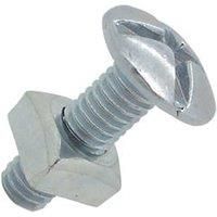 Easyfix Bright Zinc-Plated Roofing Bolts M5 x 50mm 10 Pack (8754J)