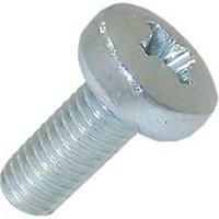 Easyfix Bright Zinc-Plated Pan Machine Screws M5 x 12mm 25 Pack (4440J)