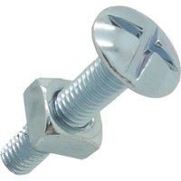 Easyfix M6 Roofing Bolt & Nut (L)30mm, Pack Of 10