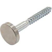 Easyfix Mirror Screws 8ga x 1 1/4" Polished Chrome 10 Pack (4368J)