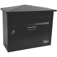 Smith & Locke Premium Post Box Black Powder-Coated (3932P)
