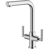 Dolce Dual-Lever Mono Mixer Kitchen Tap Chrome (7005P)