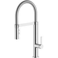 Essentials Kitchen Tap Turin Pull Out Spray Mono Mixer Built In Aerator 5 Bar