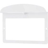 LAP 2-Gang Socket Shelf White (6677T)