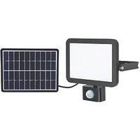 Lap LED Solar Floodlight Outdoor Light Rb0258A With PIR 18W Cool White 1200lm
