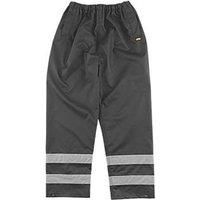 Site Shoal Waterproof Overtrousers Black X Large 28-48" W 31" L (8056V)