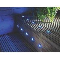 Lap Coldstrip Led Deck Lights Brushed Chrome 4.4W 10 Pack (9287X)