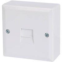 Slave Telephone Socket White (9338X)