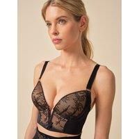 Gossard Retrolution Staylo Plunge Bra 8515 Womens Sexy Padded Bras Black