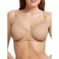 Berlei Womens Beauty Minimiser Underwired Bra Size 36G in Nude Acrylic Mix Non-Padded Underwired