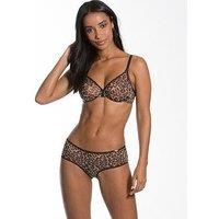 Gossard 13104 Women/'s Glossies Leopard Animal Print Knicker Shorties Boyshort Medium