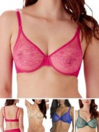 Gossard Glossies Lace Bra Underwired Non Padded Sexy Sheer Bras Lingerie