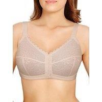 Berlei Women/'s Classic Full Cup Bra Without Underwire with Front Closure Coverage, Opaque, Black (Black), 34B