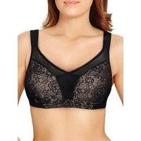 Berlei Beauty Everyday B525 Non-Wired Minimiser Bra Black (BLK) 34C CS