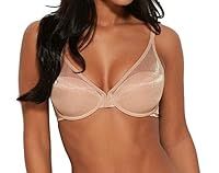 Gossard Women/'s Glossies High Apex Light Padded Bra, Nude, 34DD