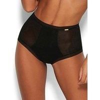 Gossard Women/'s Glossies Deep Brief, Black, XL