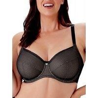 Berlei B638 Women/'s Eternal Black Geometric Side Support Bra 40B