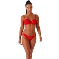 Gossard Fiesta Non Padded Balcony Bra - Red