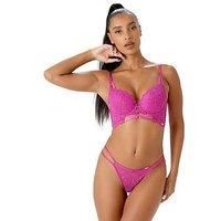 Gossard Suspense Longline Bra - Pink