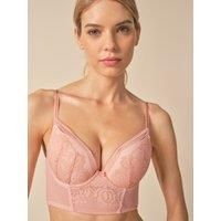 Gossard Women/'s Encore Padded Longline Bra, Opaque, Blush, 36F