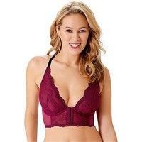 Gossard Superboost Lace Bralette Deep V Plunge Racerback Bras Lingerie