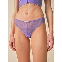 Gossard Superboost Lace Thong - Purple Hebe