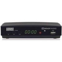 August DVB400 HD Freeview Set Top Box 1080p TV Recorder Multimedia Player
