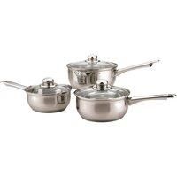 Sabichi 3-Piece Stainless Steel Tapered Pan Set