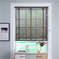 Little Black Book 50mm Venetian Blind - W80xL160cm - Walnut