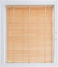Little Black Book New 50mm Natural Real Basswood Venetian Blinds, Available in 18 Sizes plus (100x160 cm)