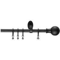 Ball Finial 19 Mm Extendable Curtain Pole