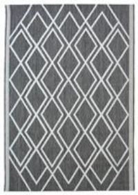 Homemaker Indoor Outdoor Diamond Rug - 120x170cm - Grey