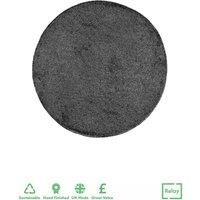 Relay Rug Charcoal 200Cm Circle