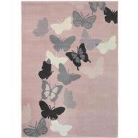 Homemaker Butterfly Rug - 160x230cm - Pink