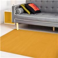 Modern Style Rugs Colorama Plain Orange Rug. Area Rug Short Pile Rug Suitable for Living Room, Bedroom, Hallway, Lounge Rug - 80x150 cm