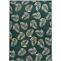 Maestro Leaf Stamp 160 X 230cm Rug, Green