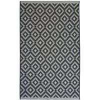 Eden Geometric Tiles Flatweave Indoor/Outdoor Livingroom Garden Patio Area Rug